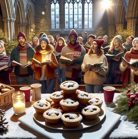 Carols and mince pie service advent